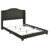 Sonoma Upholstered  Wingback Bed Beige